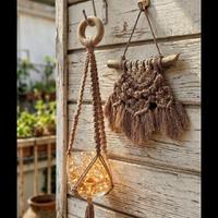Portavaso macrame  Arazzo da parete macrame Boho