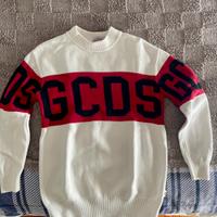 Maglione GCDS bianco tg M