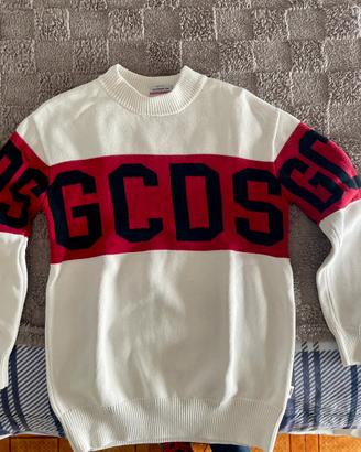 Maglione GCDS bianco tg M