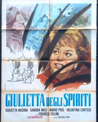 GIULIETTA DEGLI SPIRITI MANIFESTO CINEMA ORIGINALE