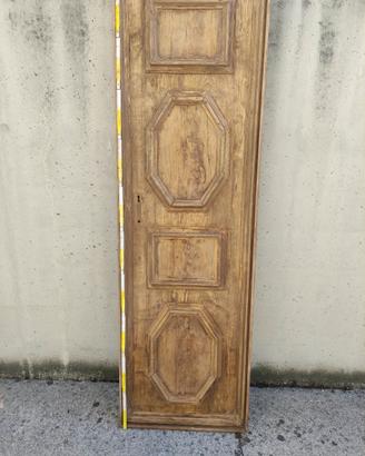 MEZZA PORTA ANTICA DEL SETTECENTO–LEGNO MASSICCIO