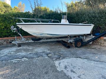 Barca Motore e carrello 1800