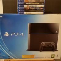 Console Sony Ps4 usata + 6 giochi