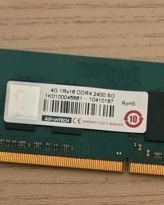 4GB RAM ddr4 2400MHz Sodimm