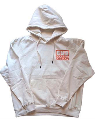 Felpa con cappuccio COTTON & SILK bianca panna - S