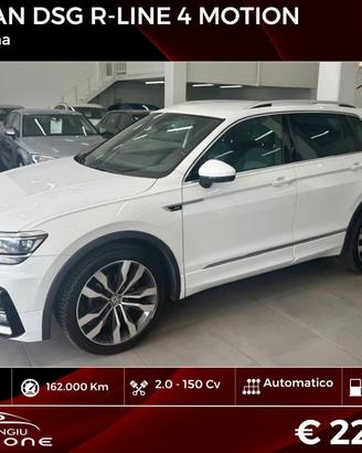 VW Tiguan DSG R LINE 4MOTION FINANZIABILE