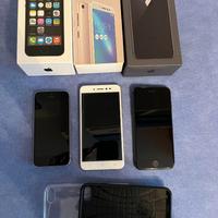 iPhone 8 (rotto) + iPhone 5S + Zenfone Live 5