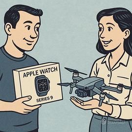 Apple Watch con drone DJI o FPV