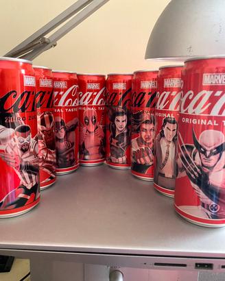 CocaCola Coca Cola lattine da collezione marvel tv