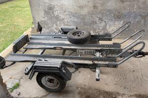 Rimorchio portamoto ellebi