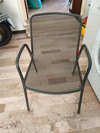 Sedia in metallo