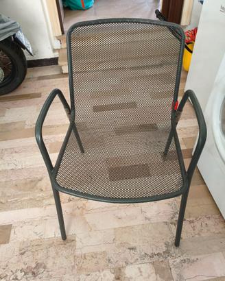 Sedia in metallo