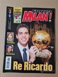 FORZA MILAN  dicembre 2007 KAKA pallone d'oro