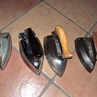 4 ferri da stiro vintage 