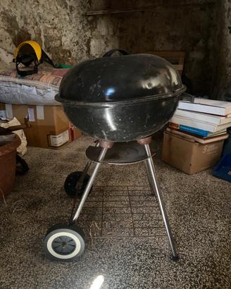 Braciere americano con ruote