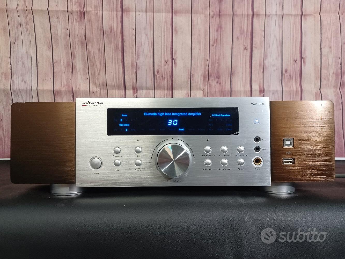 Amplificatore Finale Pre Advance Acoustic Max 250 Audio/Video In