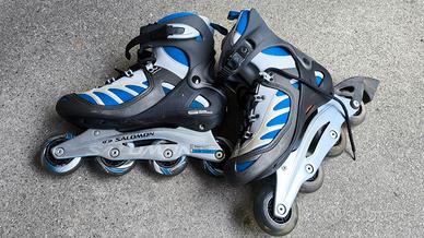 Pattini in linea SALOMON tg 44 con ponte in allumi