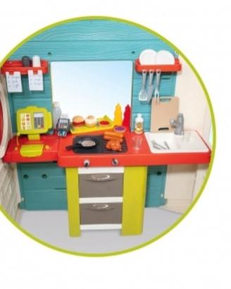Casetta Chef House Hamburgeria marca Smoby
