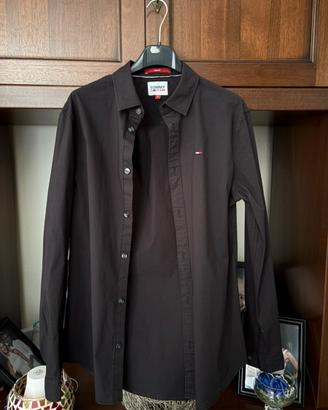 Camicia Tommy nera Taglia S nuova