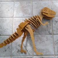 Scheletro di dinosauro in 3D