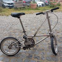 bici in acciaio inox pieghevole 