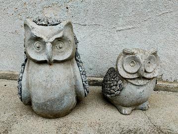 Statua da giardino gufo