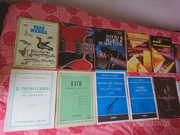 Libri musica teoria metodi chitarra basso tastiere