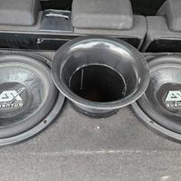 Coppia di subwoofer + amplificatore