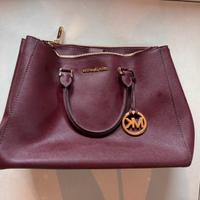 Borsa Michael Kors bordeaux Sutton - tg grande