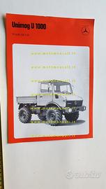 UNIMOG U 1000 1975 depliant autocarro originale