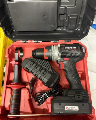 Trapano avvitatore Percussione 20v Parkside Nuovo