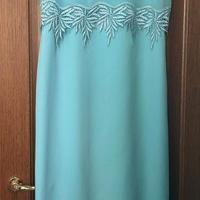 Vestito Donna Elegante Azzurro