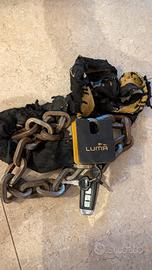 catena moto luma con lucchetto cm 150