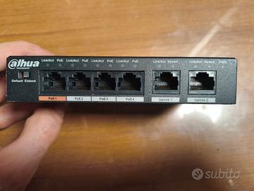 Switch PoE Dahua DH-PFS3006-4ET-60 – 4 Porte
