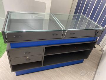 Vetrina banco espositore 151cm pari nuovo