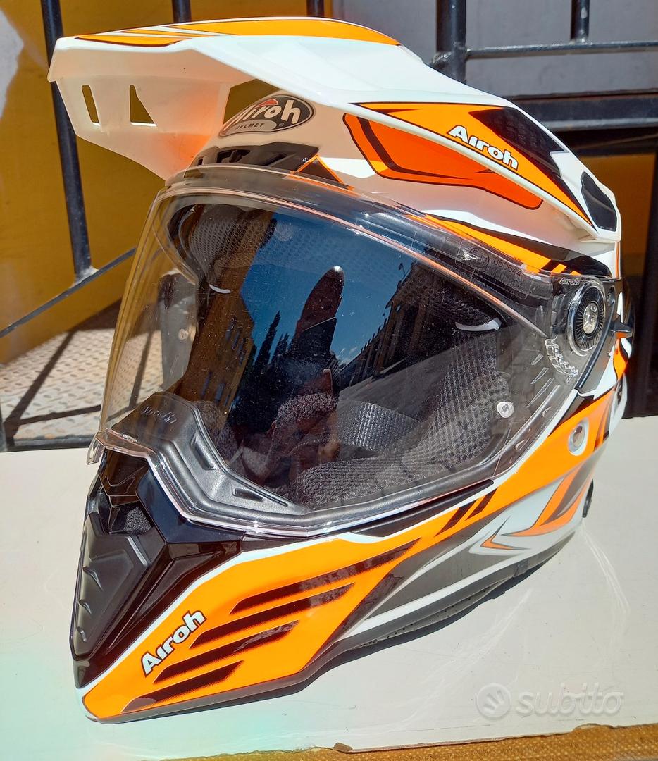 Casco Arancione ON-Off Airoh COMMANDER taglia XL - Accessori Moto In  vendita a Macerata