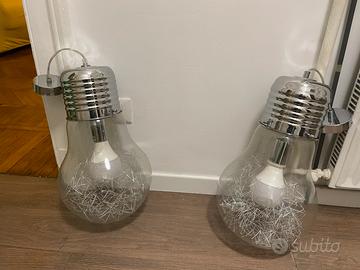 Lampade a sospensione lampadina gigante