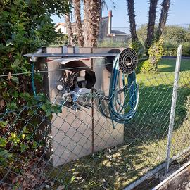 Cisterna acqua acciaio inox 1500 lt + pompa