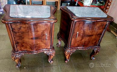 coppia comodini vintage