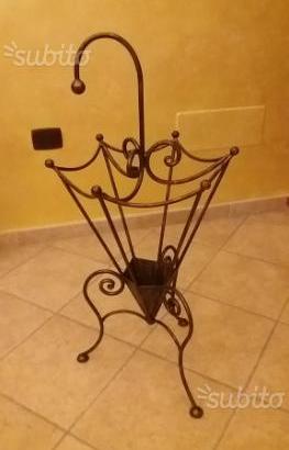 Porta ombrello ferro battuto