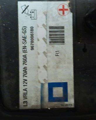 batteria auto 70 ah