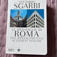 Libro arte scritto da Sgarbi le meraviglie di Roma