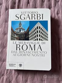Libro arte scritto da Sgarbi le meraviglie di Roma