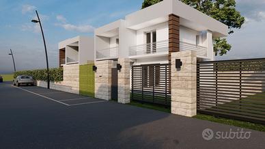 Villa indipendente su doppia elevazione -Altavilla