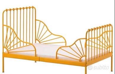 Letto allungabile Ikea GIALLO + materassi