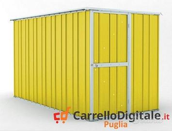 deposito attrezzi giardino 175x307cm 5,4mq giallo