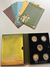Serie 5 euro animali in via di estinzione