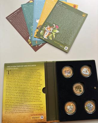 Serie 5 euro animali in via di estinzione