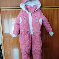 Tuta sci 24 mesi con guantini