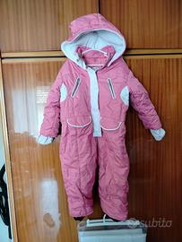 Tuta sci 24 mesi con guantini